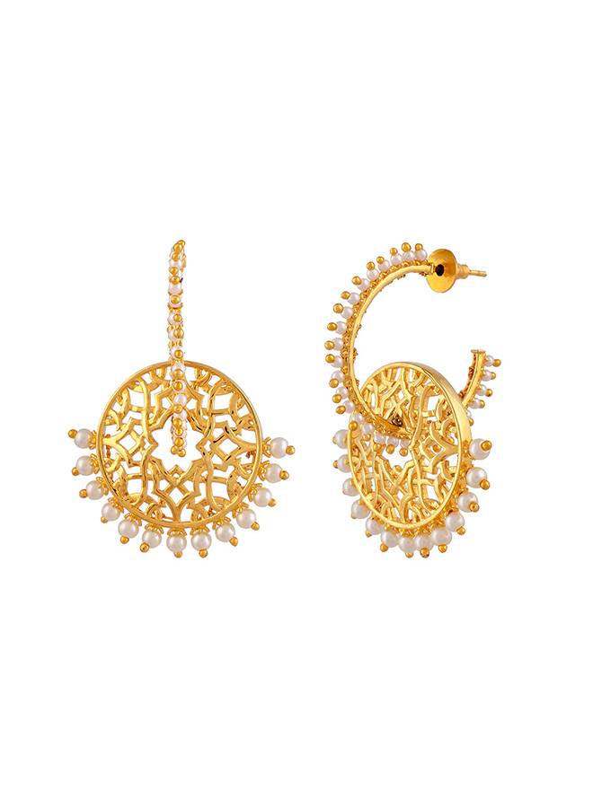 Nazakat Naaz Statement Hoop : 8905124509571