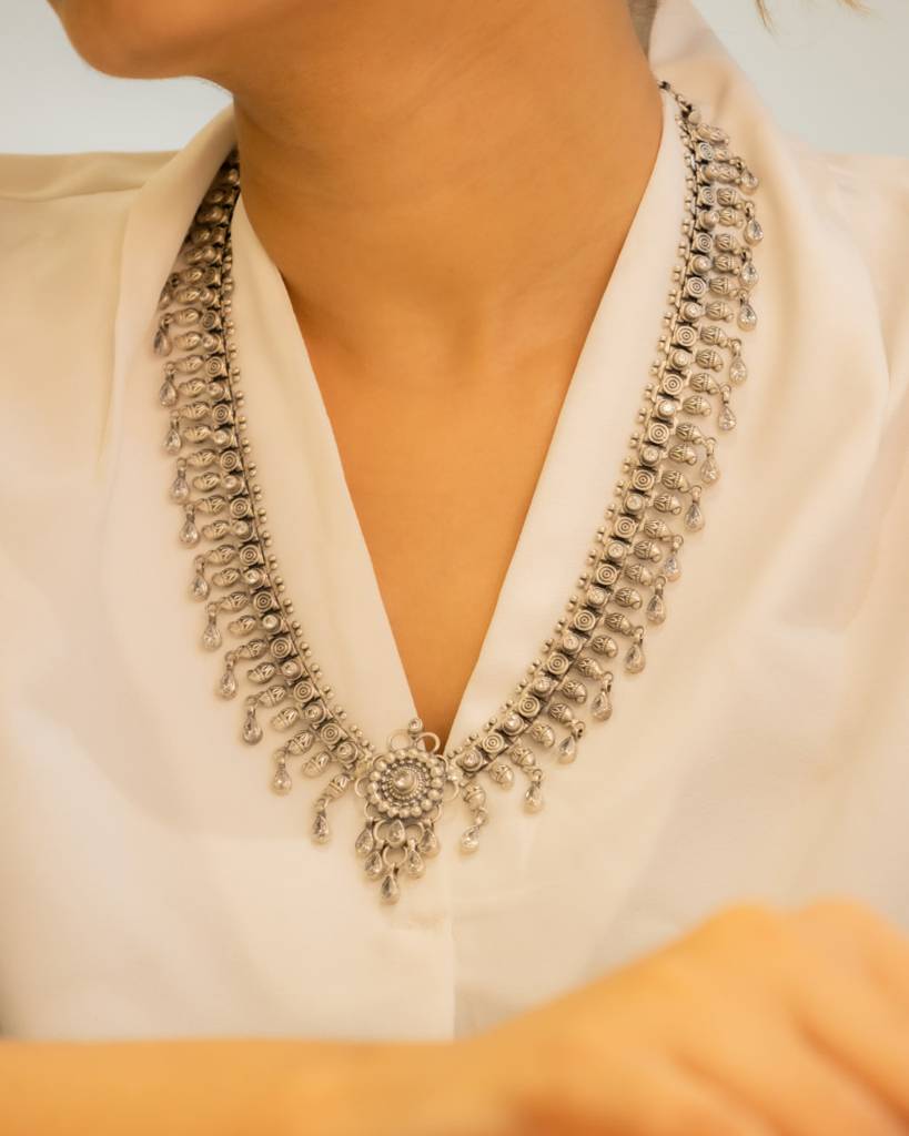 Tattva Jadau Statement Necklace : SN11298