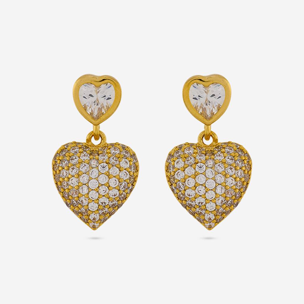 Kushal'S Fashion Jewellery -Plated Party Trendy Zircon Drop Earrings -193078 : 456228