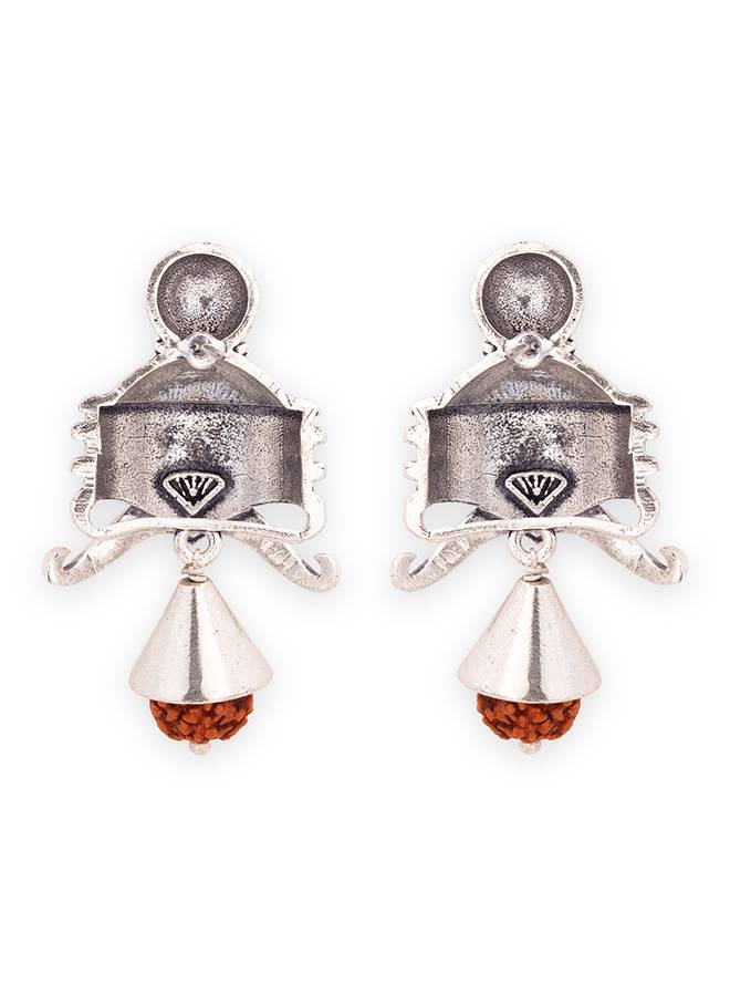 Aham Brahmasmi Rudraksha Earrings : 8905124111873