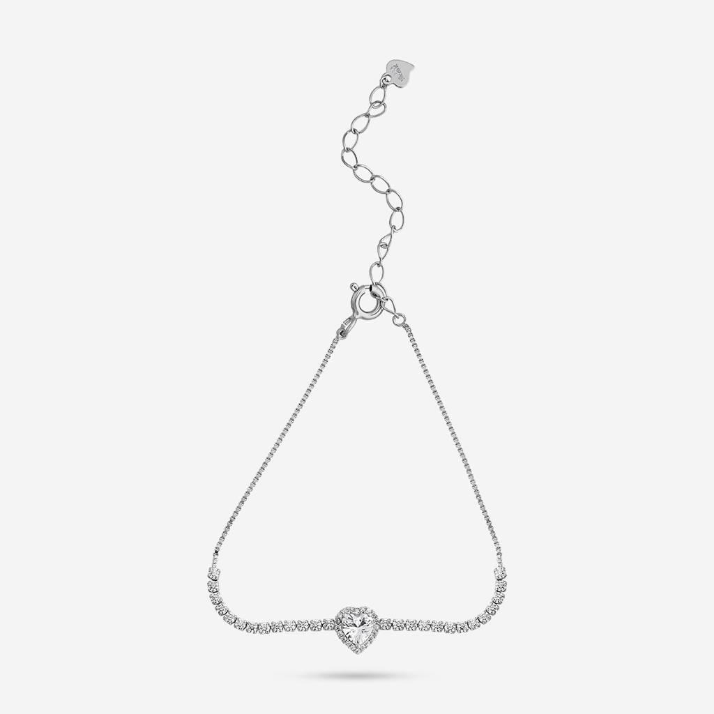 Kushal'S Fashion Jewellery Plated Party 92.5 Sterling Silver Bracelet -191285 : 453356