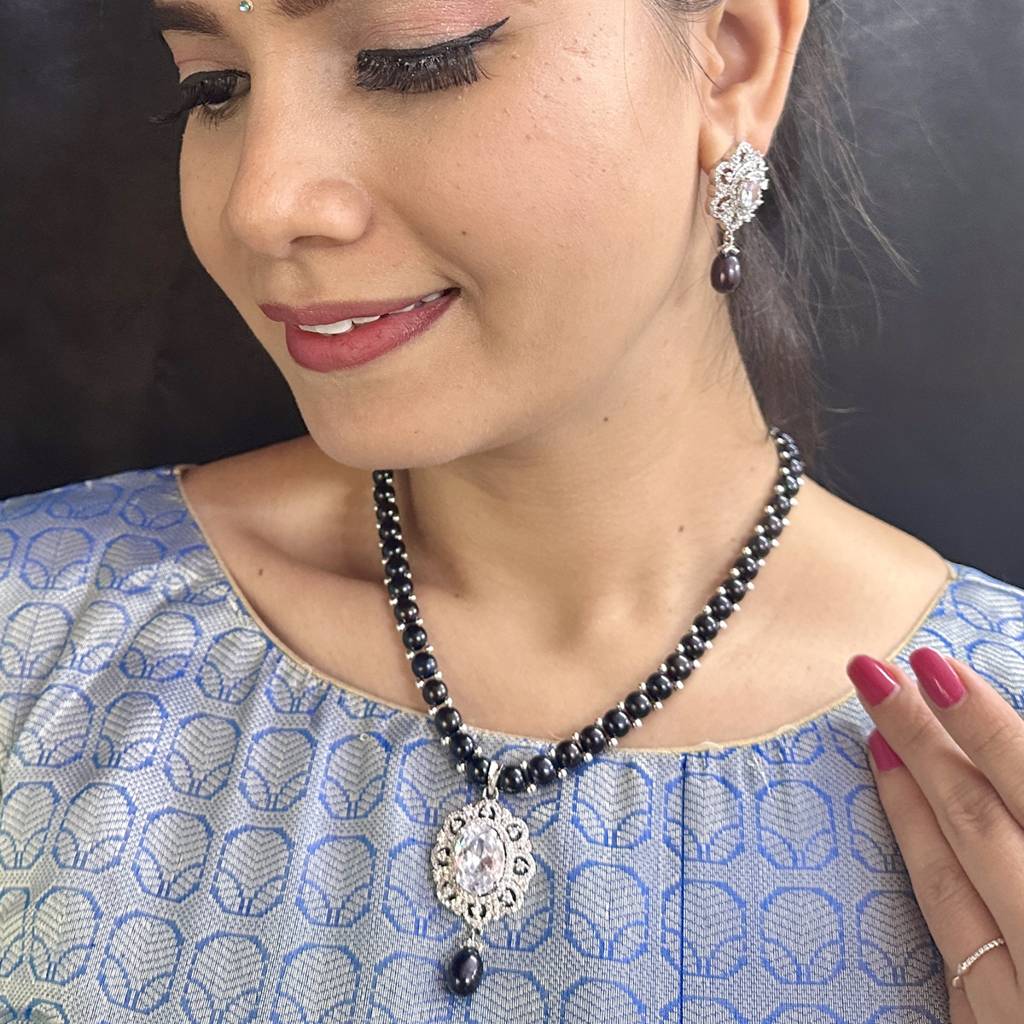Pran Pearl Necklace Set : JPSEP-24-021