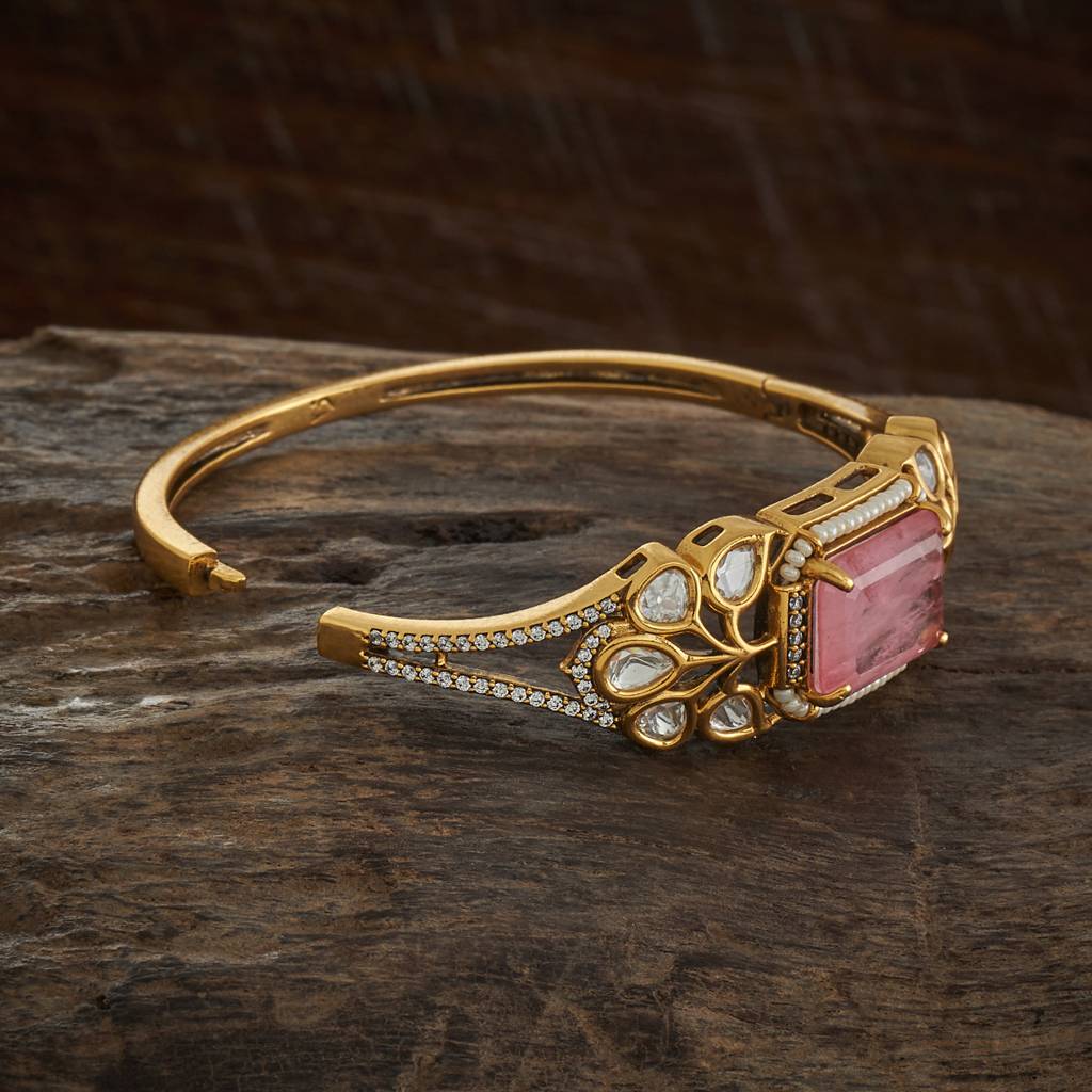 Kushal'S Fashion Jewellery Kundan Kada -170820 : 411544