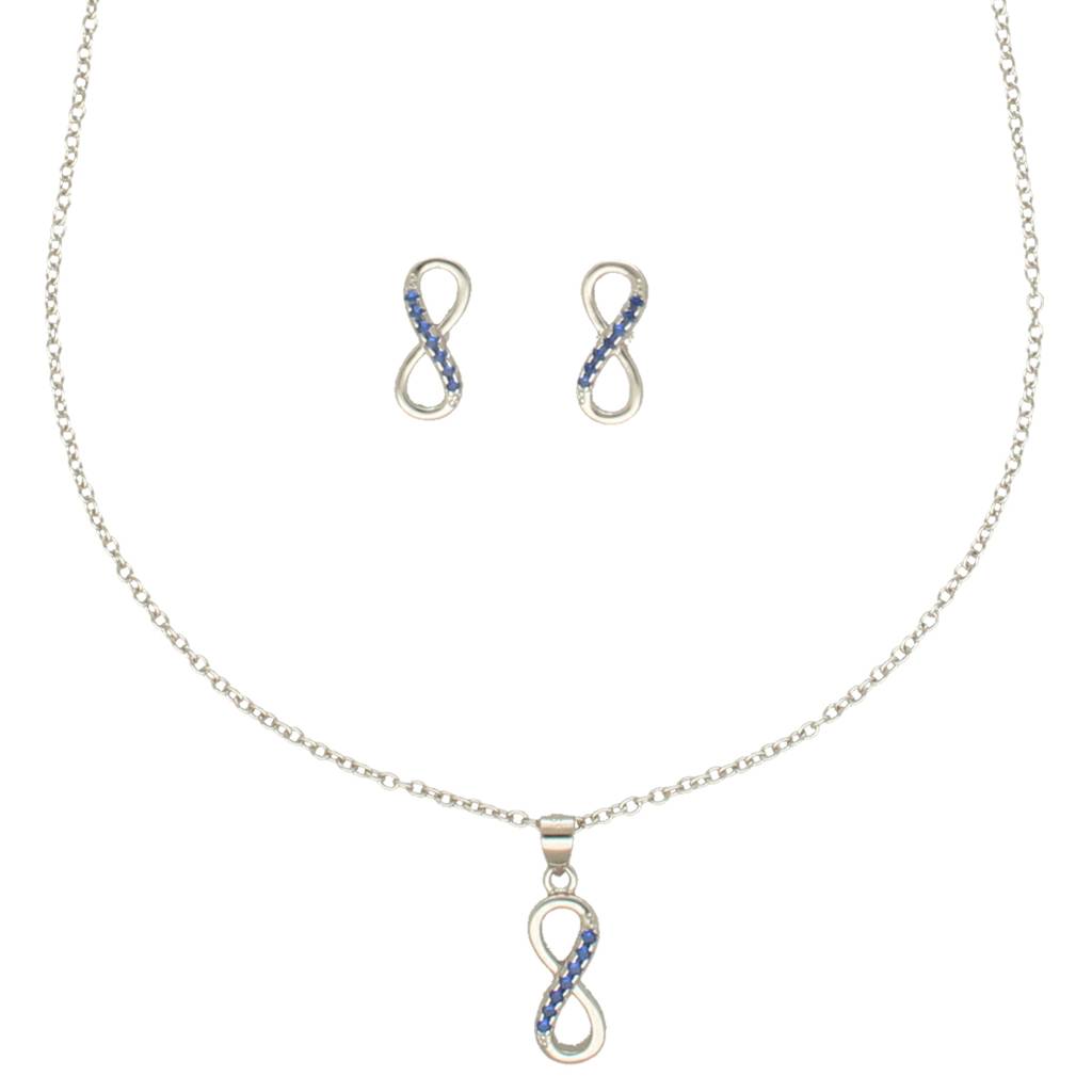 Artistic 925 Sterling Silver Pendant Set : JPAUG-24-009