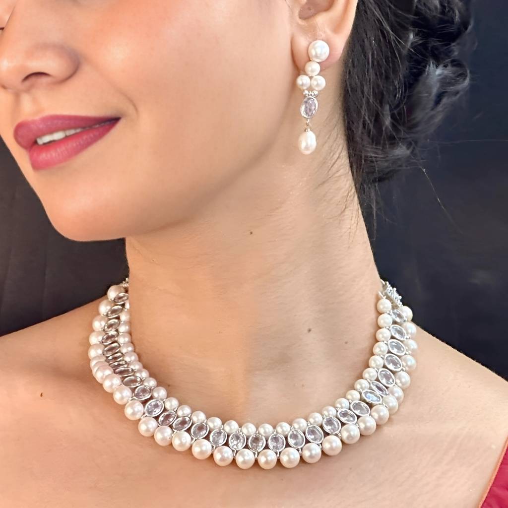 Asra Pearl Choker Set : JPDEC-24-023