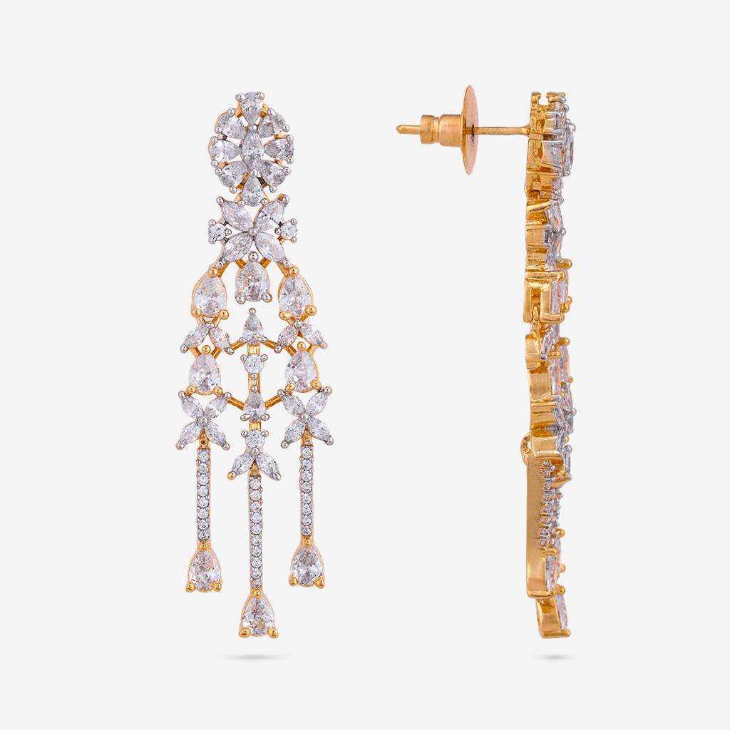 Kushal'S Fashion Jewellery Plated Ethnic Zircon Jewellery Set -186609 : 444980