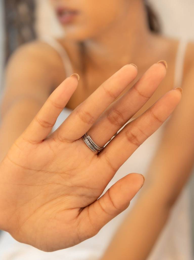 Tattva Statement Jali Ring : SR40106