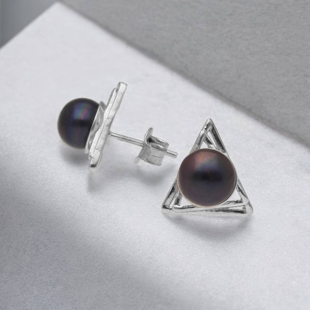 Trisha 925 Silver Stud Earrings : JPMAY-22-97