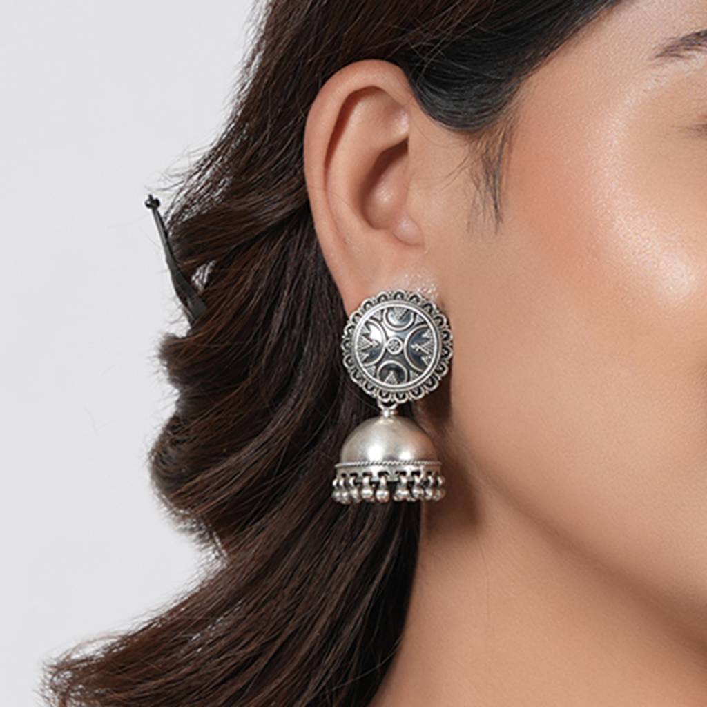 Dana Art Studs Jhumka : SSE834