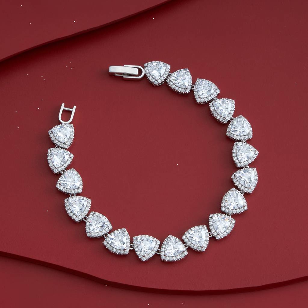 Plated Party Zircon Bracelet -185106 : 441882