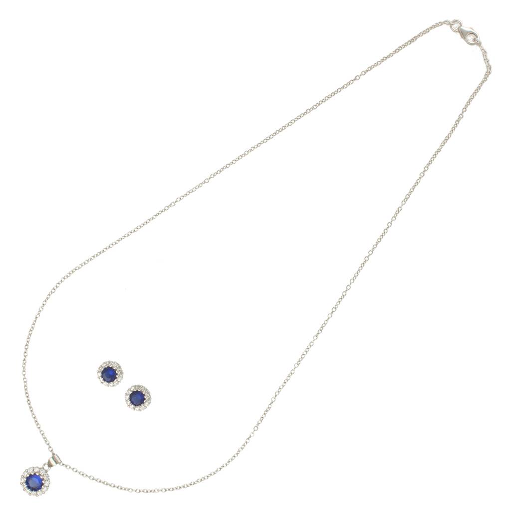 Classic 925 Silver Pendant Set : JPAUG-24-007