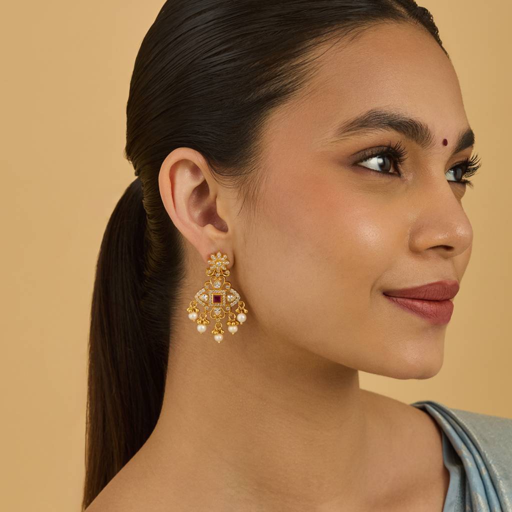 Kushal'S Fashion Jewellery Contemporary Drop Earrings-178149 : 426704