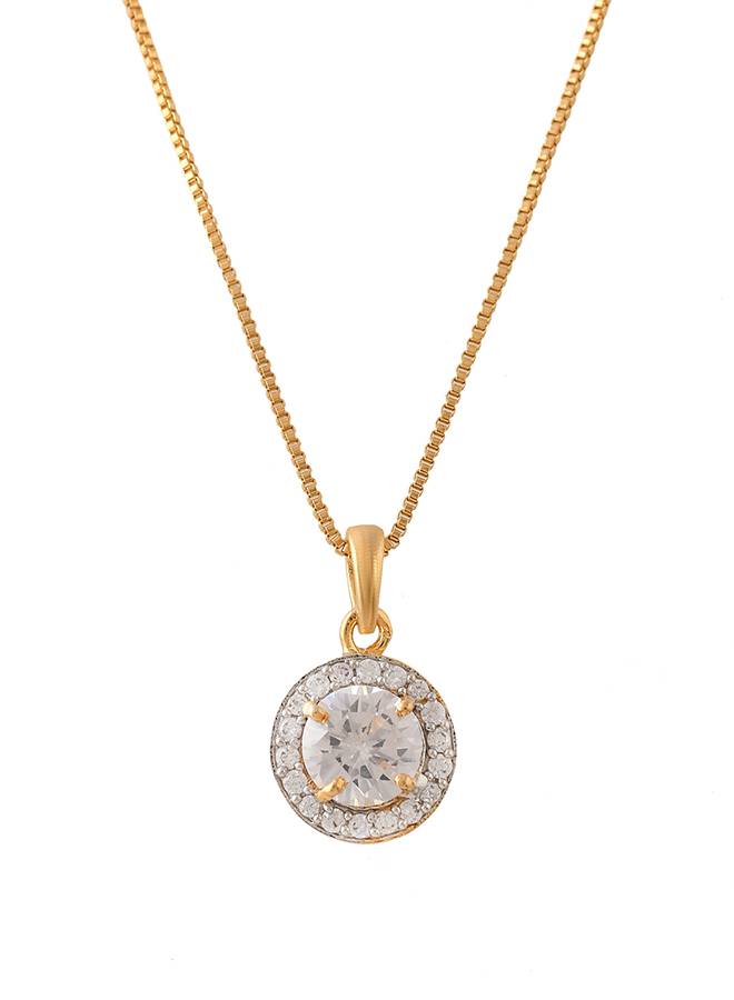 Sparkling Essentials Round Cut Cluster Setting White Cz Box Set : 8905124480160