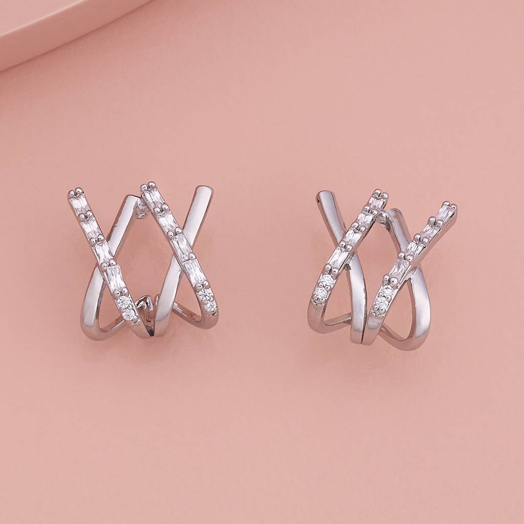 Kushal'S Fashion Jewellery Party Zircon Studs Earring-186328 : 444374