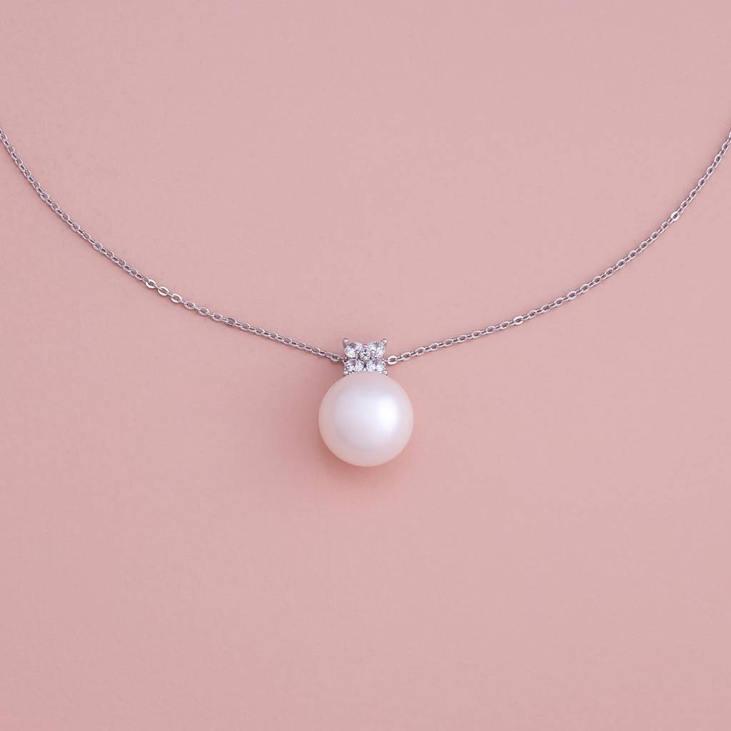 Kushal'S Fashion Jewellery Pearl  Party Trendy Pendant Chain Necklace-185820 : 443163