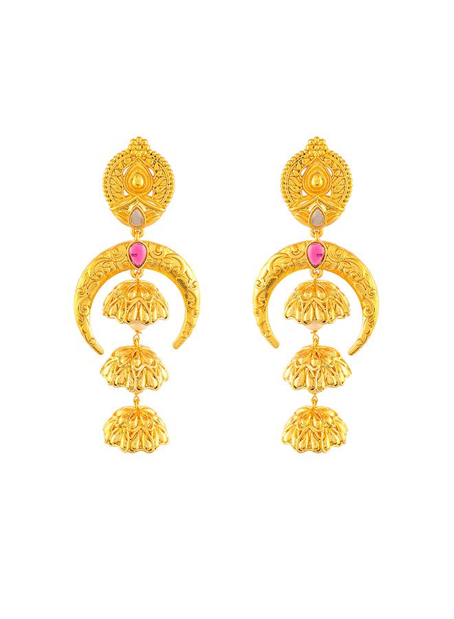 Aradhana Nandini Long Drop Jhumka : 8905124510645