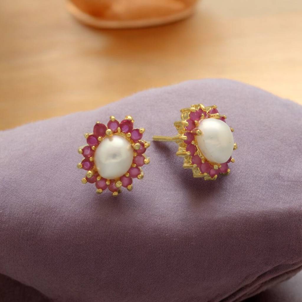 Lubov Pearl Earrings Pack 4 : JPD-24-06