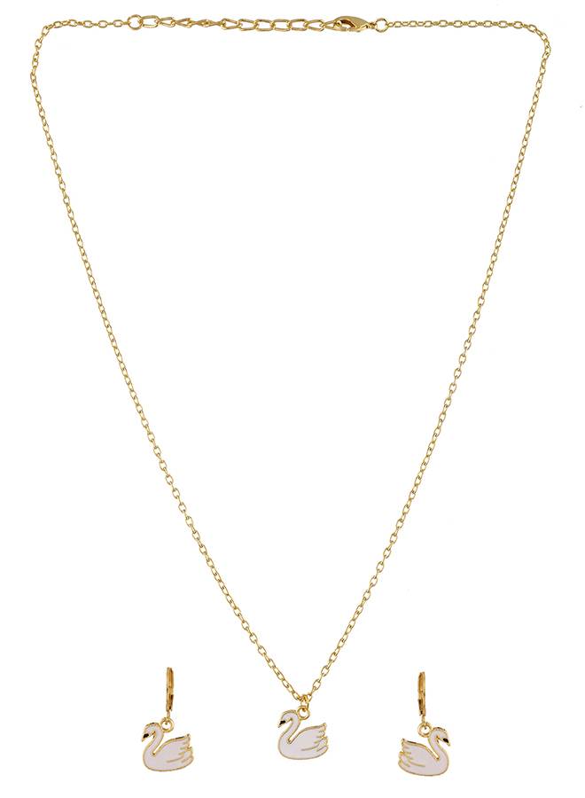 Graceful Swan Princess Pendant Se : 8905124507379