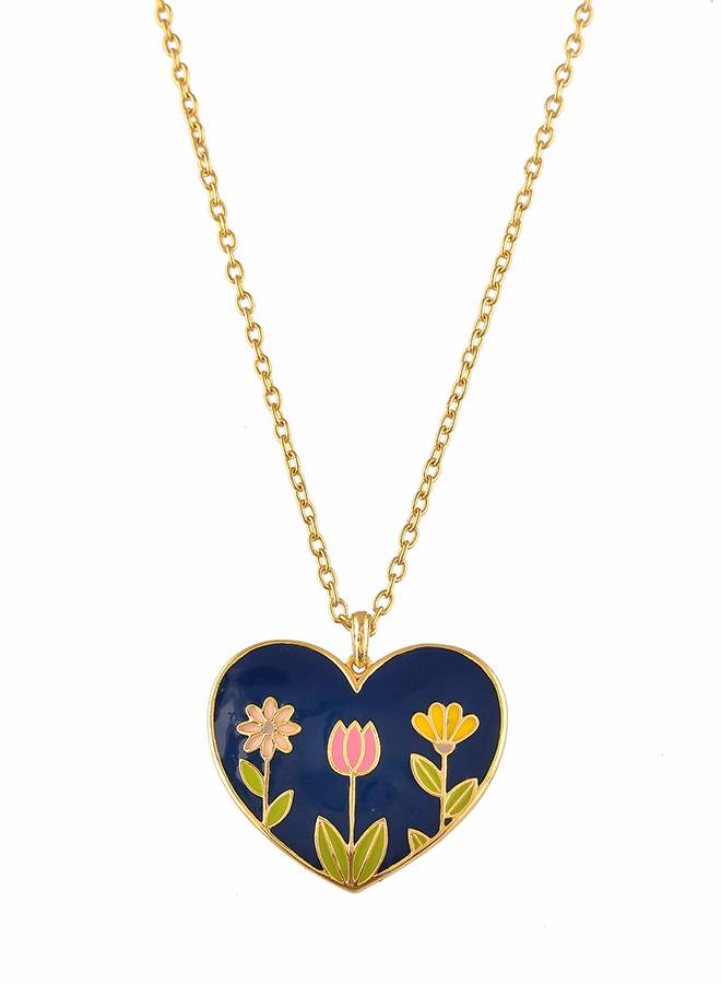 Valentine'S Day Bloom Heart Pendant : 8905124516043