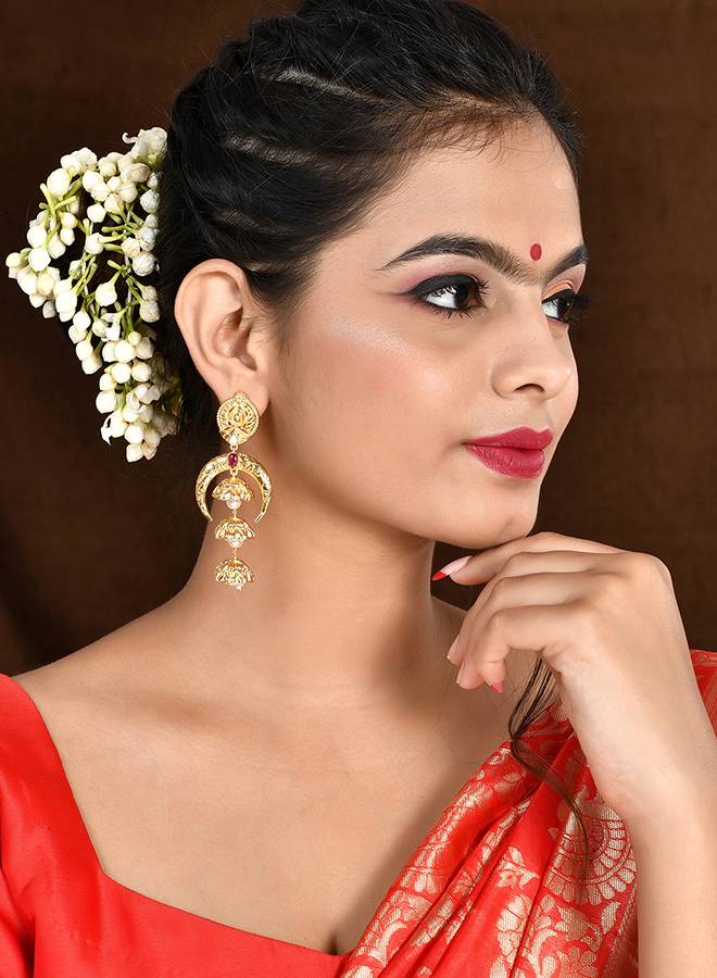 Aradhana Nandini Long Drop Jhumka : 8905124510645