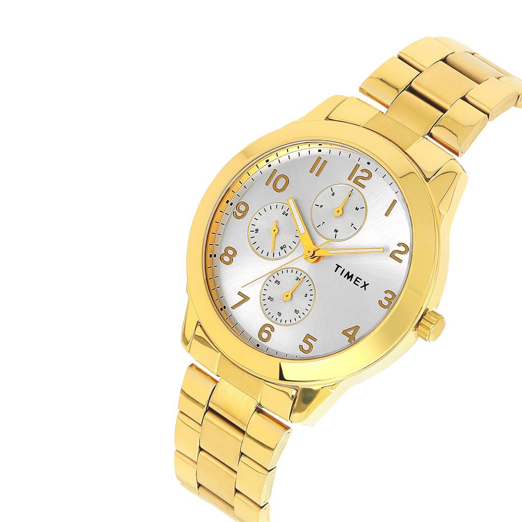 Timex Trendline Round 45Mm Silver Dial Analog Men Watch - Tweg18524 : TWEG18524