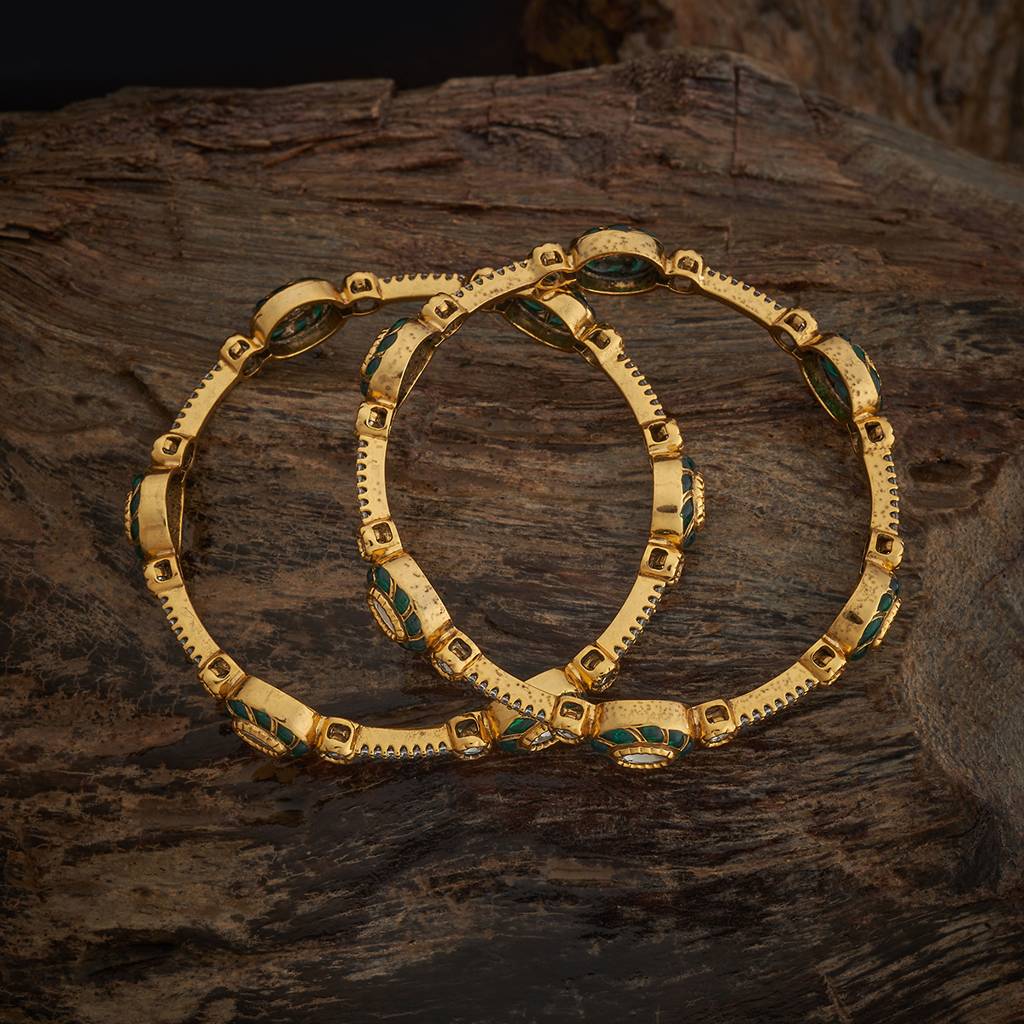 Ethnic Kundan Bangle-182288 : 435431
