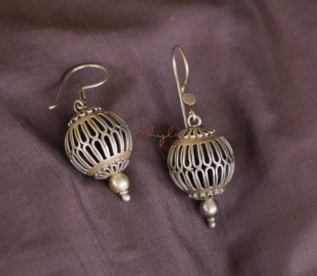 Mizoya Intricate Gada Earrings : SE5017-1-2-1-1