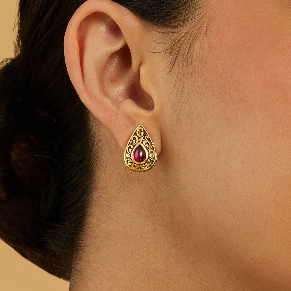 Kushal'S Fashion Jewellery Contemporary Studs Earrings-181615 : 434066