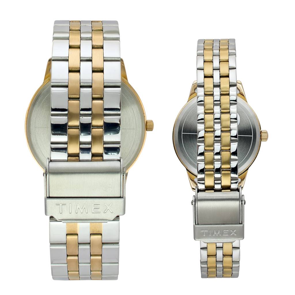 Timex Trendline Round 42Mm Analog Pair Watch - Tw00Pr331 : TW00PR333