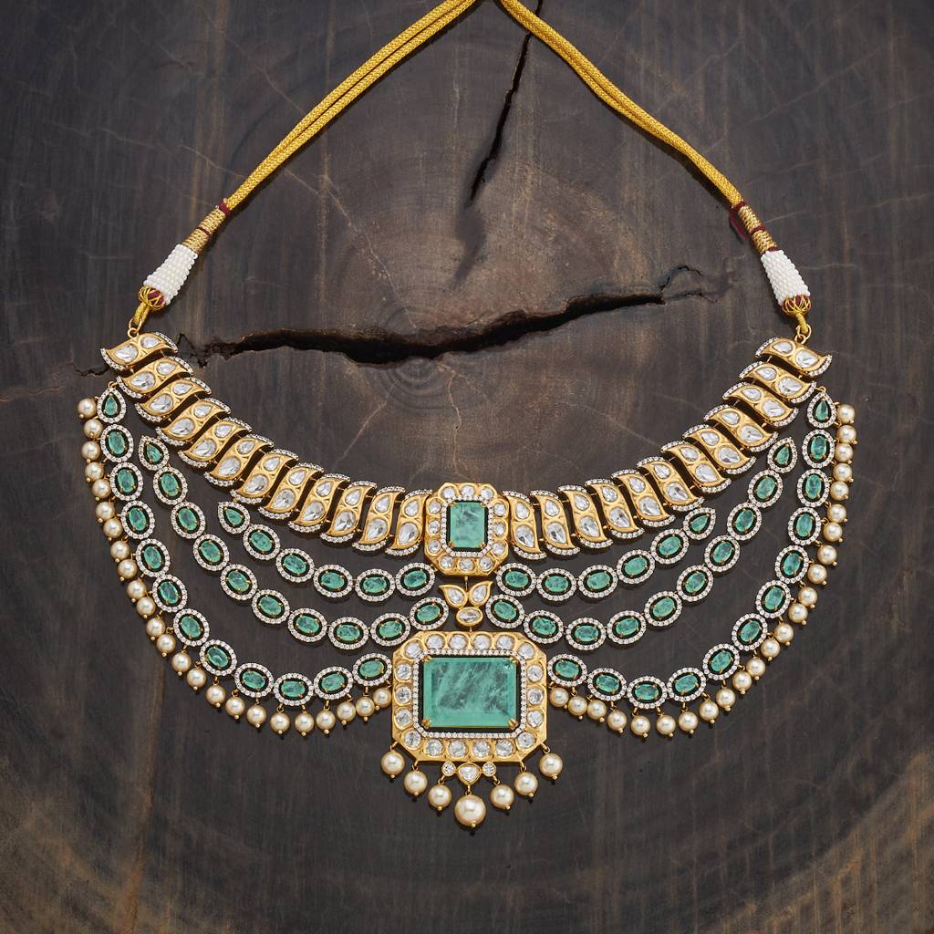 Ethnic Kundan Necklace-180287 : 430886