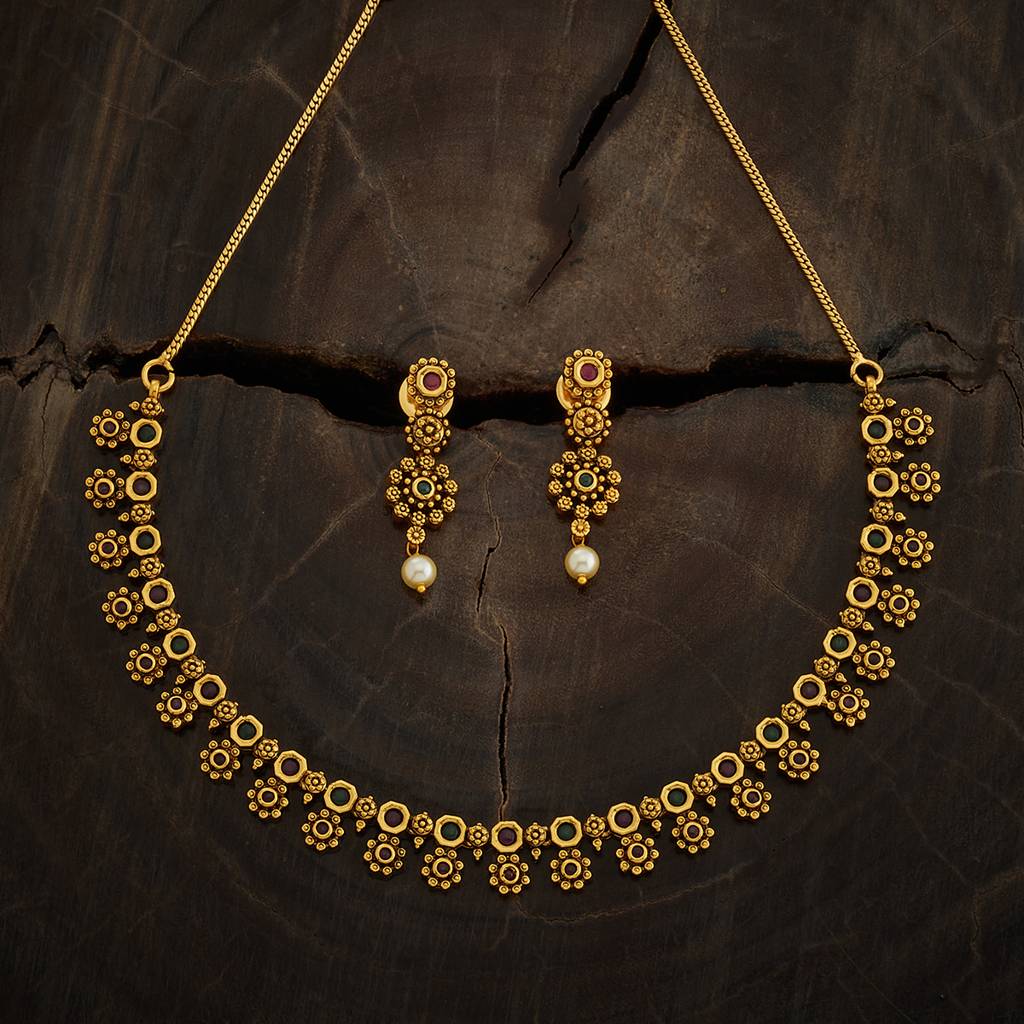 Kushal'S Fashion Jewellery Antique Necklace -167728 : 405223