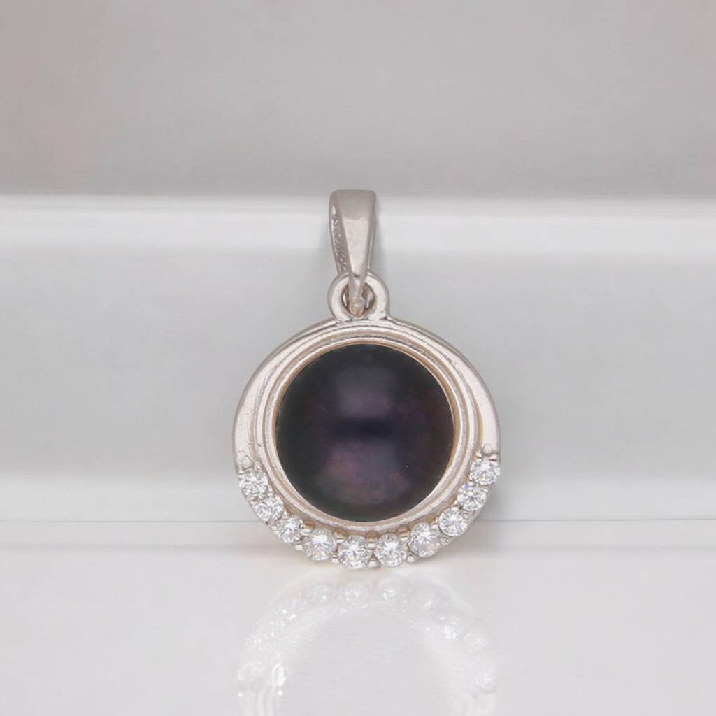 92.5 Silver Pratyusha Designer Pearl Pendant : JPMAY-22-155