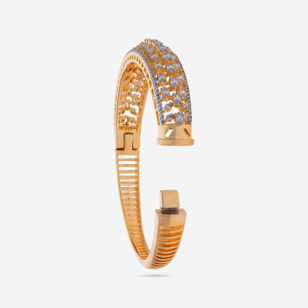 White Gold-Plated Party  Zircon Kada-440514 : 440514