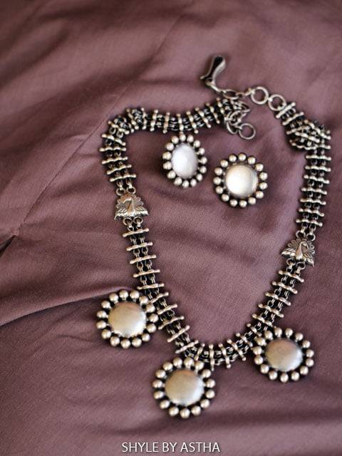 Moh Fine Flora Necklace Set : SE5011