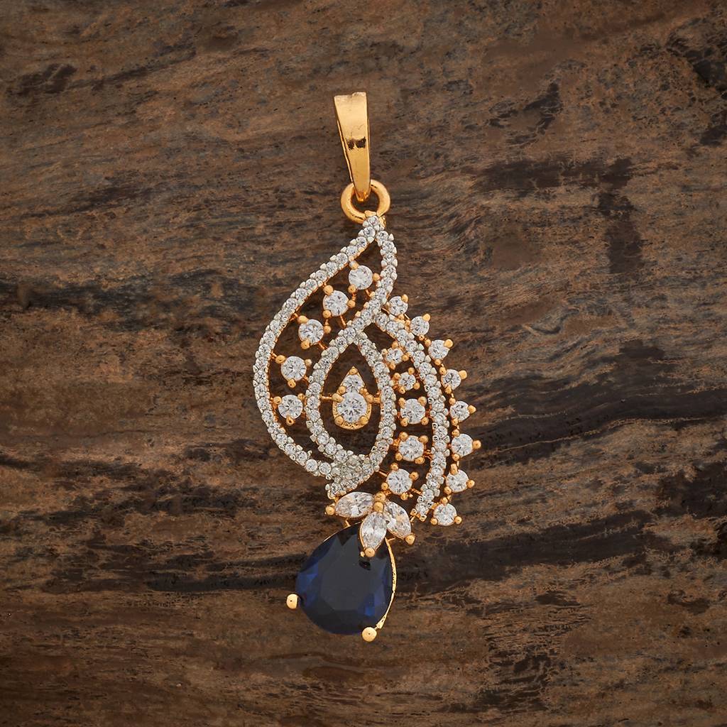 Kushal'S Fashion Jewellery Plated Party Zircon Pendant Set -181217 : 433276