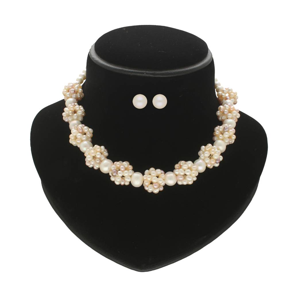 Sri Jagdamba Pearls Sarah 1 Line Pearl Necklaces : JPNOV-23-074