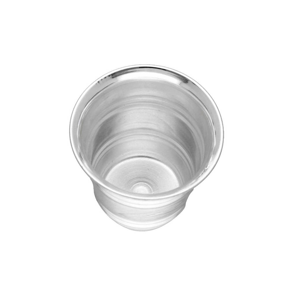 80% Purity-14 Grams Silver Glass Tumbler : JPAUG-25-110