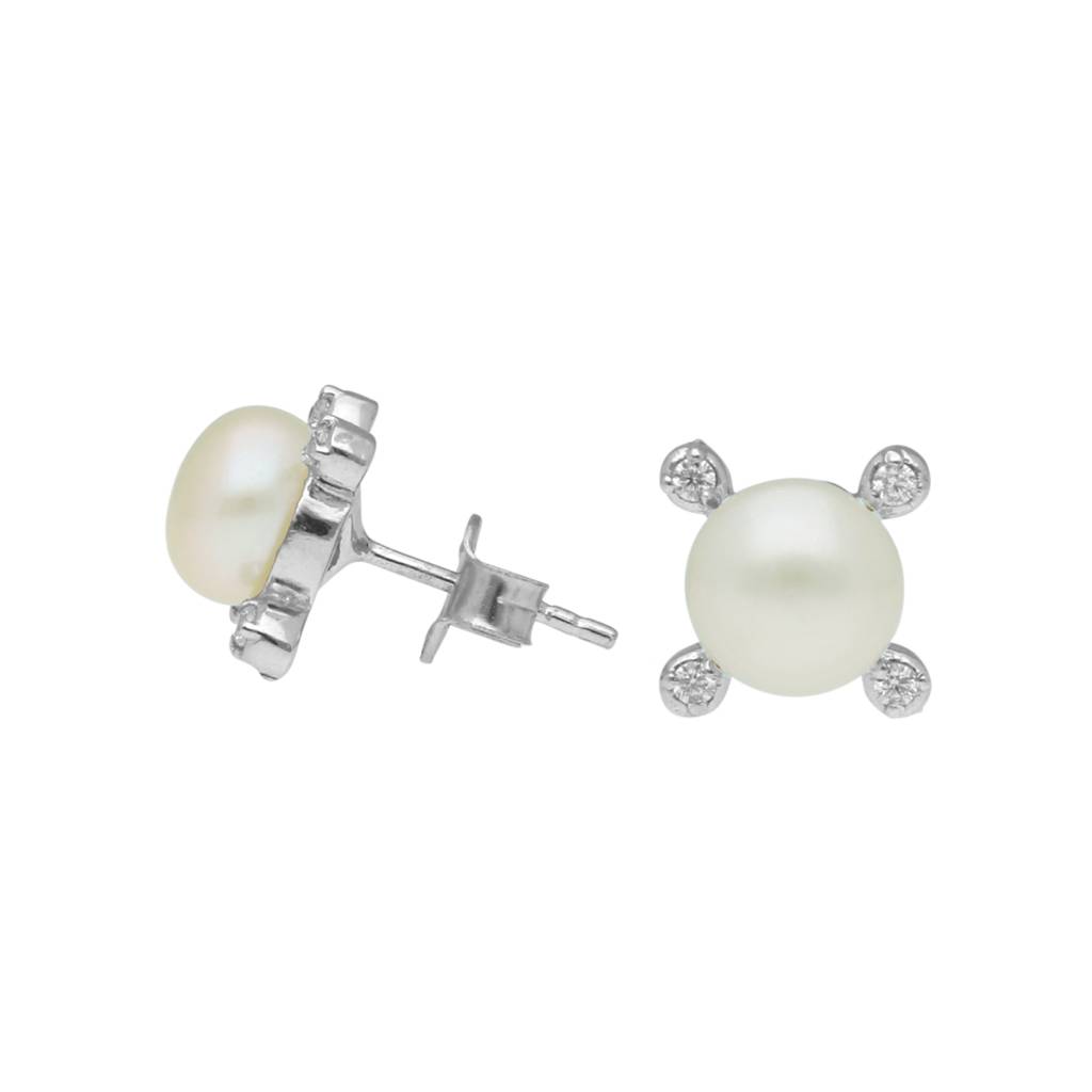 Splendid 925 Silver Stud Earrings : JPMAY-22-90