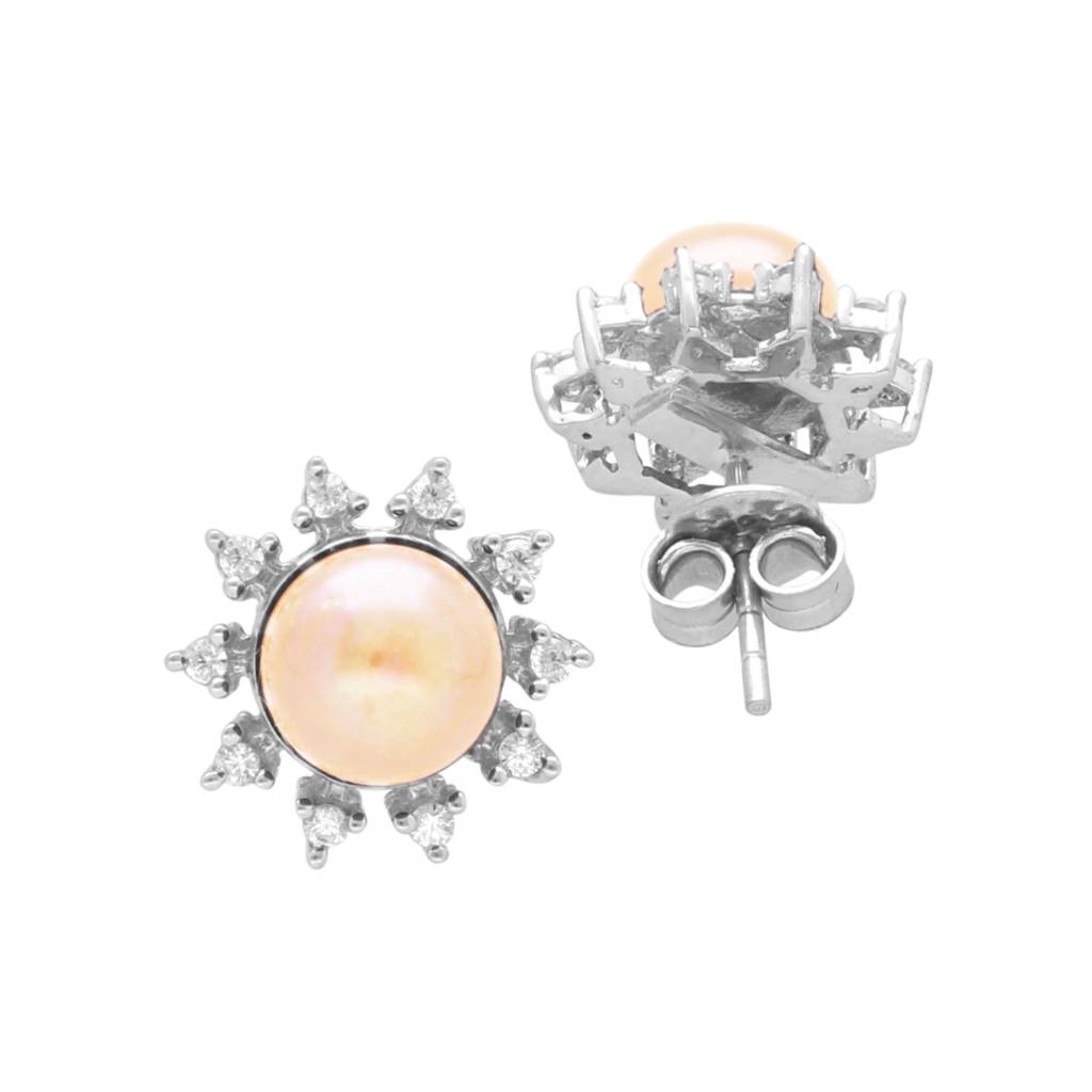 Kiara 925 Silver Stud Earrings : JPMAY-22-116