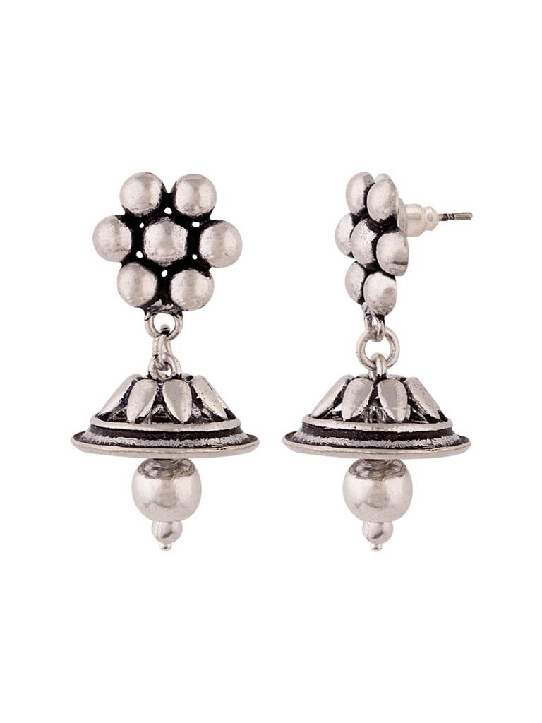 Work Essentials Floral Jhumka Earrings : 8907617869070