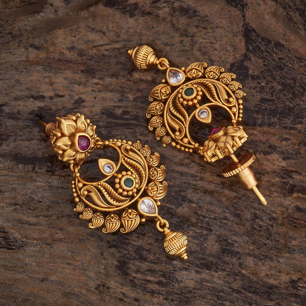 Kushal'S Fashion Jewellery Spherical Chandbalis Earrings-430439 : 430439