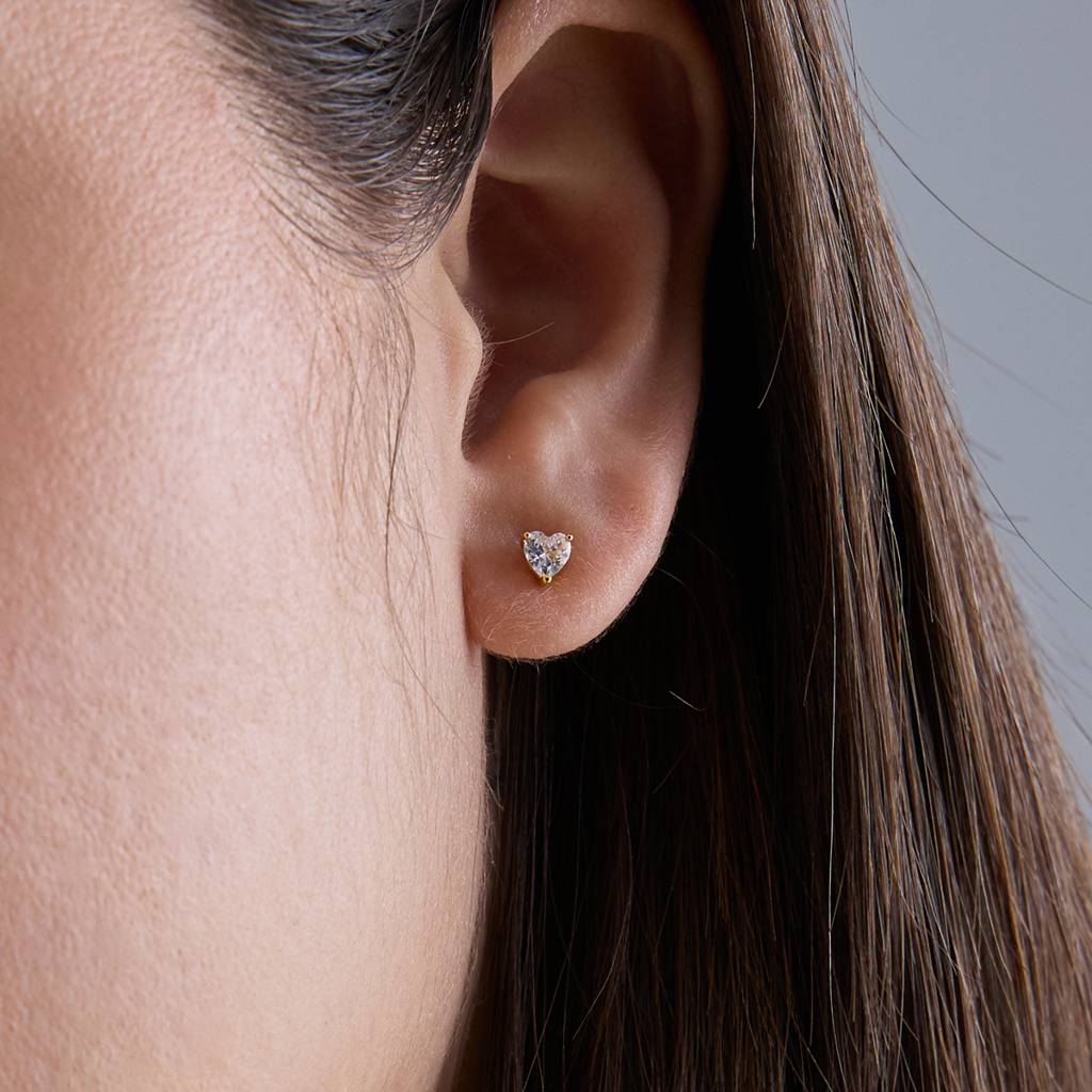 Kushal'S Fashion Jewellery White Rhodium-Plated Party Zircon 92.5 Sterling Silver Stud Earrings-183203 : 437821