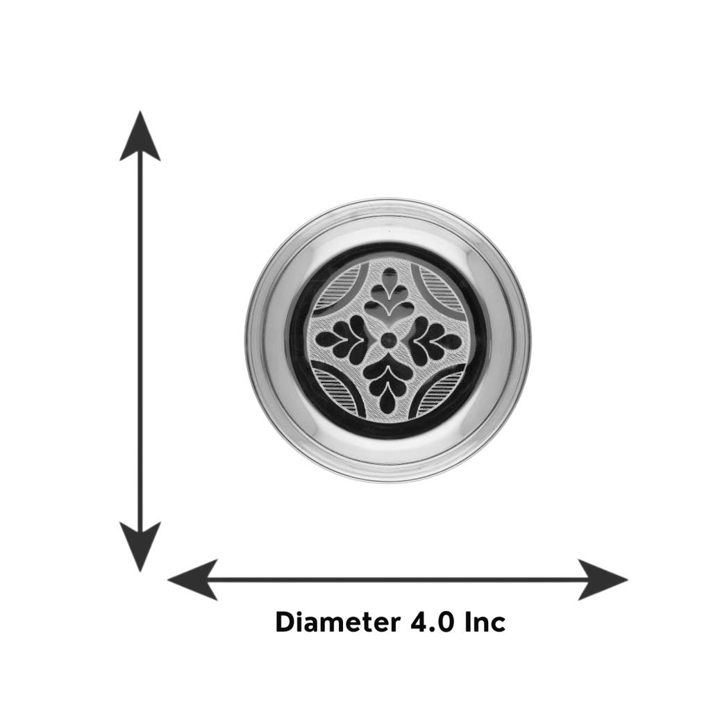 80% Purity-29 Grams Pooja Silver Thali : JPAUG-25-116