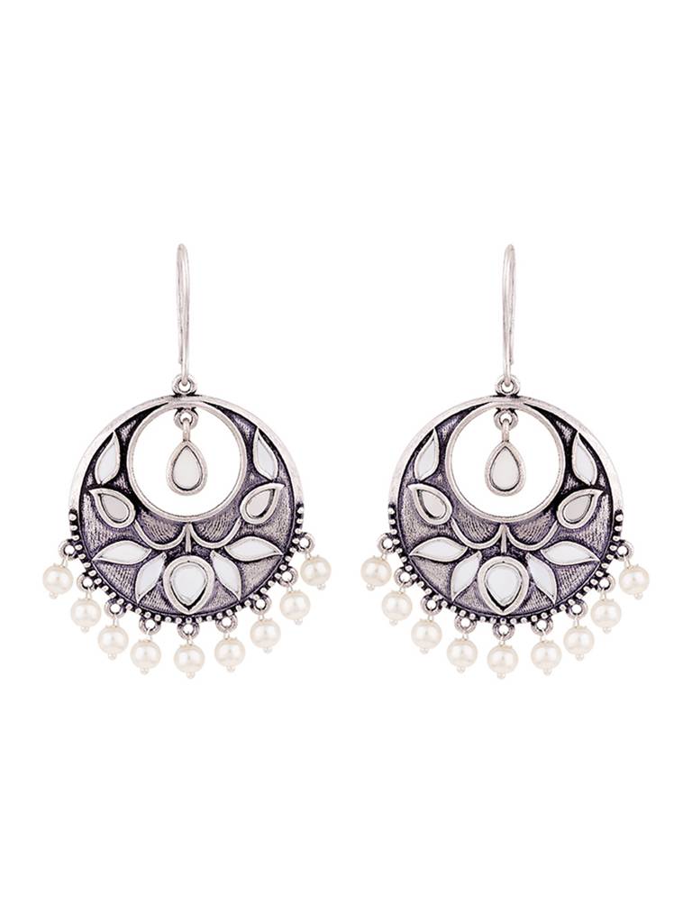 Amaira Ethnic Hoop Earrings : 8907617978208