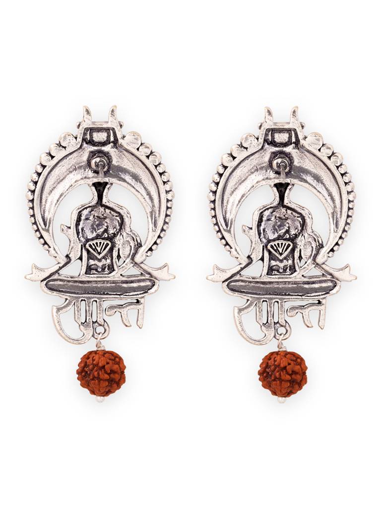 Aham Brahmasmi Om Shanti Earrings : 8905124111880