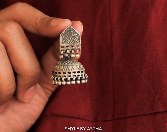 Adya Intricate Versatile Jhumki : SE1609