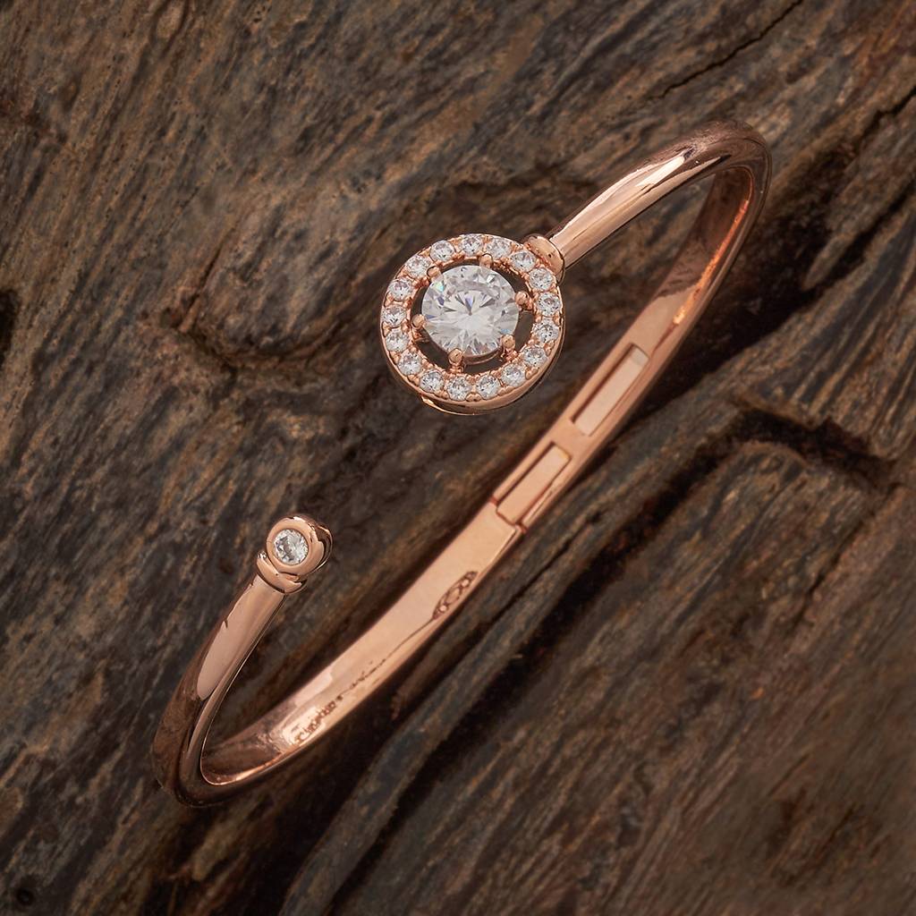 Kushal'S Fashion Jewellery  Plated Party Zircon Kada-187025 : 445715