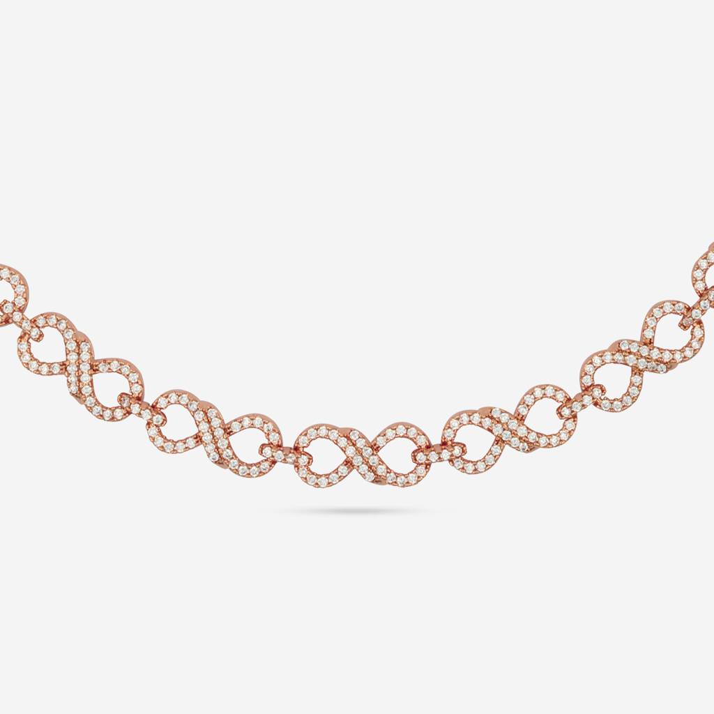 Party Zircon Necklace Set-185646 : 442791