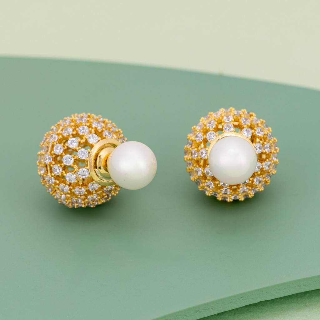 Kushal'S Fashion Jewellery Plated Party Trendy Zircon Drops-187269 : 446128