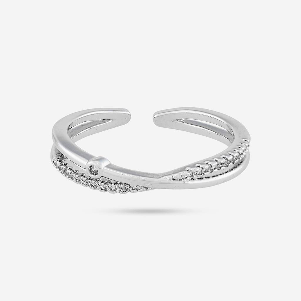 Kushal'S Fashion Jewellery -Plated Party Trendy Zircon Finger Ring -192421 : 455132